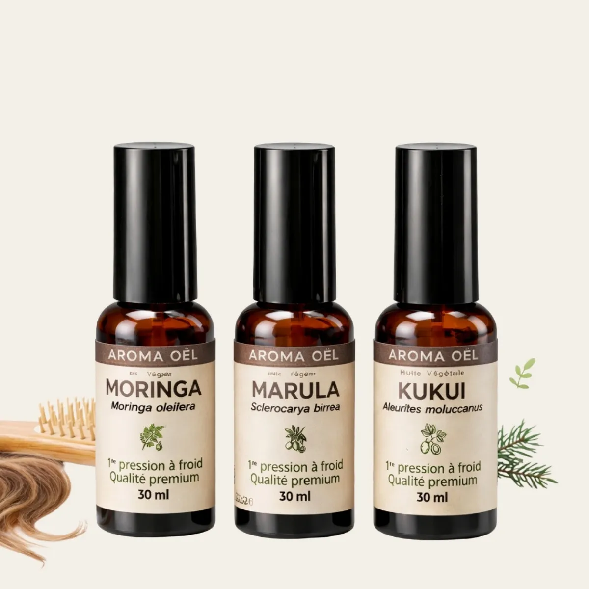 Pack Cheveux Sublimés - soin capillaire naturel à l'huile végétale